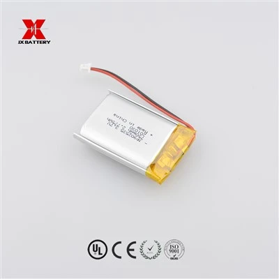 Fabricant chinois de batterie Li polymère JP902535 750mah avec Pcb
